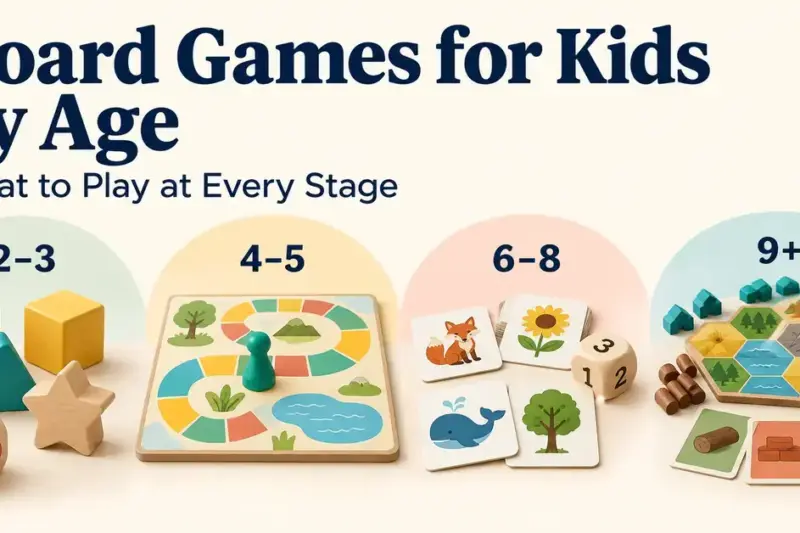 Board Games for Kids by Age: What to Play at Every Stage