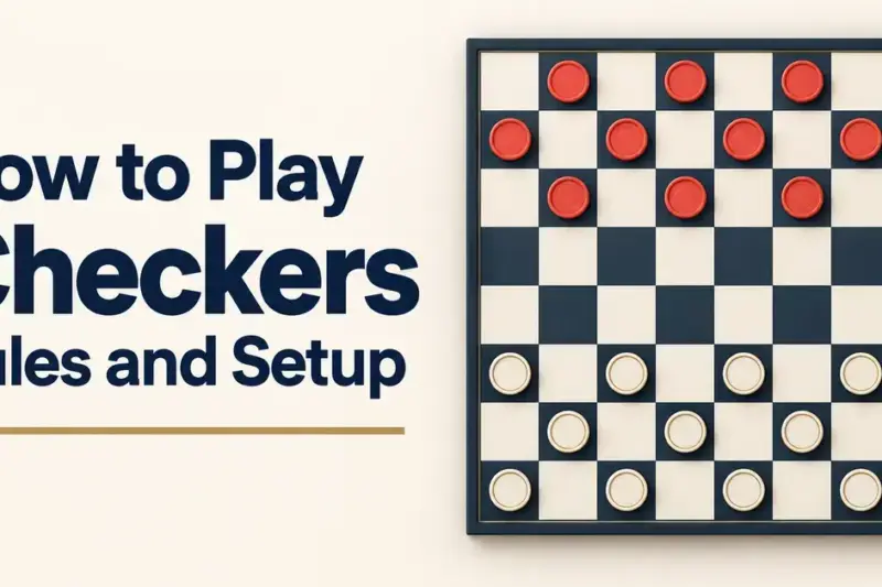 How to Play Checkers: Rules and Setup